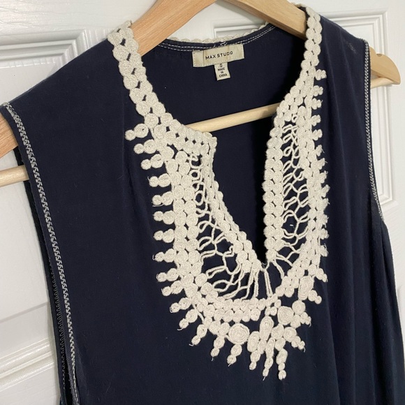 Max Studio Navy dress - Picture 2 of 3